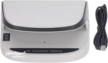  8 فاحص عملة (كاشف عملة ) UV Counterfeit Money Detector