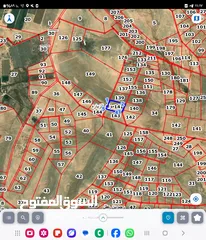  2 للبيع قطعه ارض 10 دونم شارعين  في الزباره من اراضي الموقر حوض الفالج الغربي