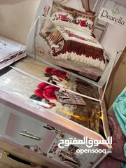  1 طقم مفرش قطيفه بيرلا ديجيتال