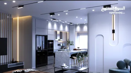  11 شقه 155 متر مربع - 3 غرف -عماره جديده - في ضاحيه الريحان