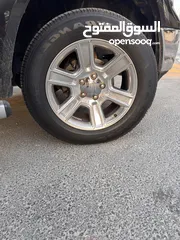  2 2017 Dodge Ram Longhorn rims طقم  جنطات دودج رام اصلي مع كوشوك جديد Goodyear