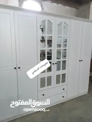  10 خزائن ملابس خشب جودة عالية كفاله 5سنوات على اعمالنا قياس مترين ونص عرض جميع الوان والمقاسات حسب الطل