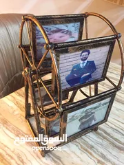  3 برواز ديكور   دولاب صور  على الوجهين او شكل  طولي دوار  مع موسيقى