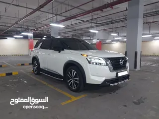  13 DHS 158000/= NISSAN PATHFINDER SL 2024 خليجي تحت الضمان رقم واحد بدون حوادث و صبغه ماشي فقط 12000 كم