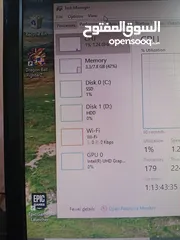  8 كمبيوتر HP جيل ثامن كامل مع جميع أغراضه ويندوز 10 مفعل أصلي الجهاز طياره حرفيا