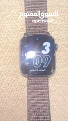  9 للبيع أو للتبديل Apple Watch Series 6 44mm لون كحلي غامق بحالة ممتازة بتشمل كل الميزت