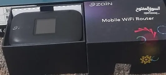  2 راوتر منزلي زين 5G اربع انتيل وراوتر متنقل زين 4G بطاريه ممتازه للبيع مستعملات بحالة الجديد