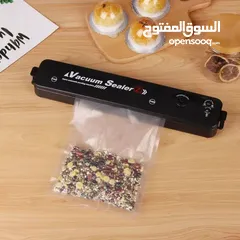  24 جهاز لحام الاكياس و شفط الهواء من الكيس لحفظ الاطعمه و تفريزها تسكير أكياس جهاز شفط الهوا
