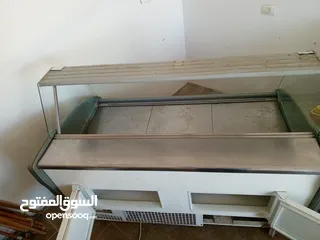  5 ثلاجة عرض أفقية مع فريزر