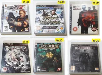  2 سيديات بلايستيشن 3 للبيع ps3 games