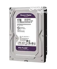  2 Hard disk ( واحد تيرا ) WD purple