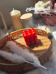  3 شموع معطرة وهدايا حسب الطلب