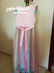  5 Rainbow Unicorn Dress (New)