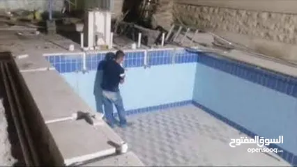  21 بناء مسابح برك سباحه للاطفال وللكبار بنظام سكيمر
