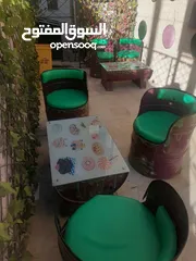  7 عدة محل كريب ووافل +ماكنة لقيمات