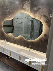  16 12 دينار مرايا مغاسل مضيئه  عرض حتى نفاذ الكمية  موقعنا عمان القويسمة