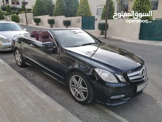  1 Mercedes E250 convertible مالك واحد بحاله ممتازه وارد غرغور