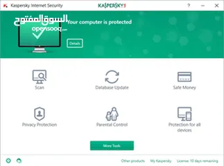  6 KASPERSKY LAB INTERNET SECURITY  1DEVICES برنامج مضاد الفيروسات العالمي