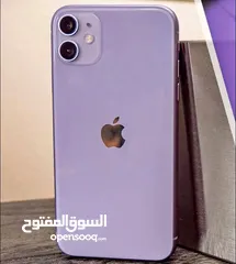  1 ايفون 11 لون بنفسجي / 128 جيجا