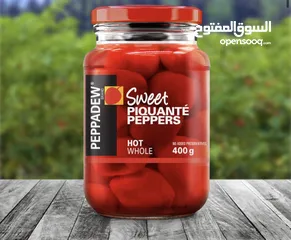  1 فلفل حار حلو hot sweet pepper peppadew  