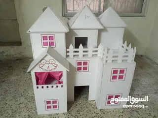  11 بيت باربي حجم كبير تركيب مستعمل للبيع