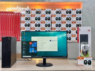  2 كمبيوترات امريكيه مع شاشات 24 إنش جديده بلكرتونه COER I5 RAM 16GB بمواصفات قويه بسعر مغري جدا