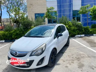  3 اوبل كورسا 2013 بحالة جيده