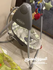  3 مرجيحة + كرسي هزاز للبيع