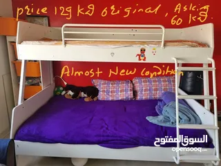  2 Bunk bed children- Safat homes- Almost new condition