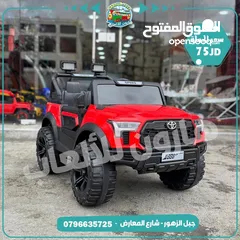  7 سيارة شحن 4 ماتور مع روموت كنترول و هزاز و موسيقى والعديد من المواصفات  تناسب عمر 1سنة الي 8 سنوات