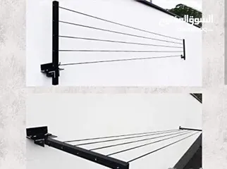  1 منشر غسيل قابل لطي وحسب المقاس المطلوب