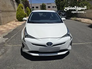  10 تويوتا بريوس 2018 فحص 3 جيد قصعه اثر ضرب بسعر مغري جدا