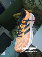  3 adidas Solarglide 5 Flash Orange Turbo Men'sجديد اصلي بكرتونته بنص سعره مريح جداا