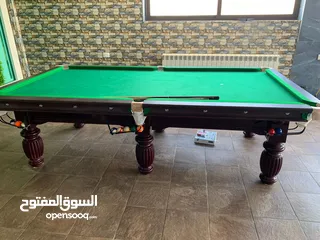  1 طاوله بلياردو 9  feet اصلي ثقيل