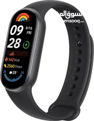  3 شاومي باند 9 الجديد بسعر ممتاز Xiaomi Smart Band 9 Midnight Black