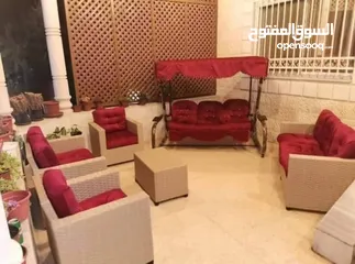  15 اختيارك الصح  طقم راتان 5 مقاعد 125د + طاولة وسط .. شامل التوصيل داخل عمان  يتوفر اطقم راتان سباعي