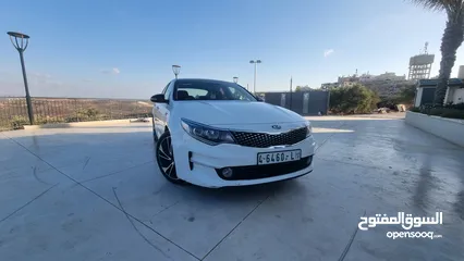  1 كيا K5 تيربو 1700cc موديل 2017 مع ترخيص وتأمين جديد