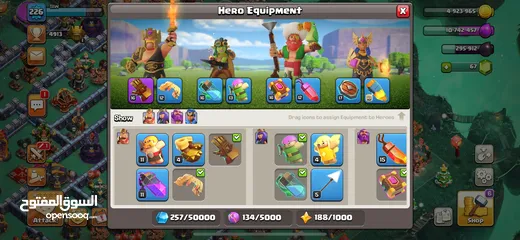  5 Clash of clans th16 account