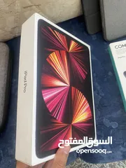  21 iPad Pro 11 inch 3rd gen M1 chip 512 GB مع قلم ابل و ملحقات