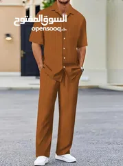  5 طقم الرجالي الصيفي بالخامه المبزره المرتبه    قياسات XL-XXL-XXXL