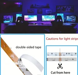  5 Colorful led light for gaming , for rooms etc