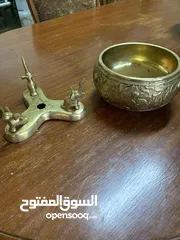  3 جاط ومقص وشكل طائر نحاس