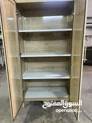  1 خزانة تخزين حجم كبير سعة اربع رفوف المنيوم