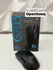  13 للبيع ماوس لوجيتيك g703 وكيبورد ريدراغون وماوس باد ديفو