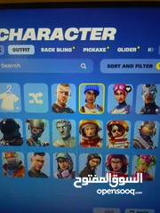  1 حساب فورت نايت سيزون 3 ونوادر مميزة