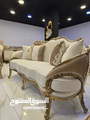  3 طقم نيو كلاسيك مودرن 9 مقاعد خشب زان فخم. كثيييييير ومرتب جديد وعرض ناااار 699 دينار فقط