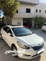  18 كيا k3 سيراتو 2014 مع فتحة سقف نخب بنزين