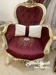  5 طقم كنب حفر زان دمياطي مصري وقماش تركي