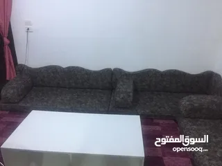  5 طاولة وسط مع مجلس عربي مع برداي 3 قطع