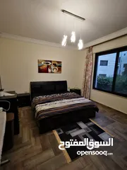  3 شقة فاخرة ارضيه  / مفروشة 150م/للايجار في #عبدون .. مع حديقة.. مميزه